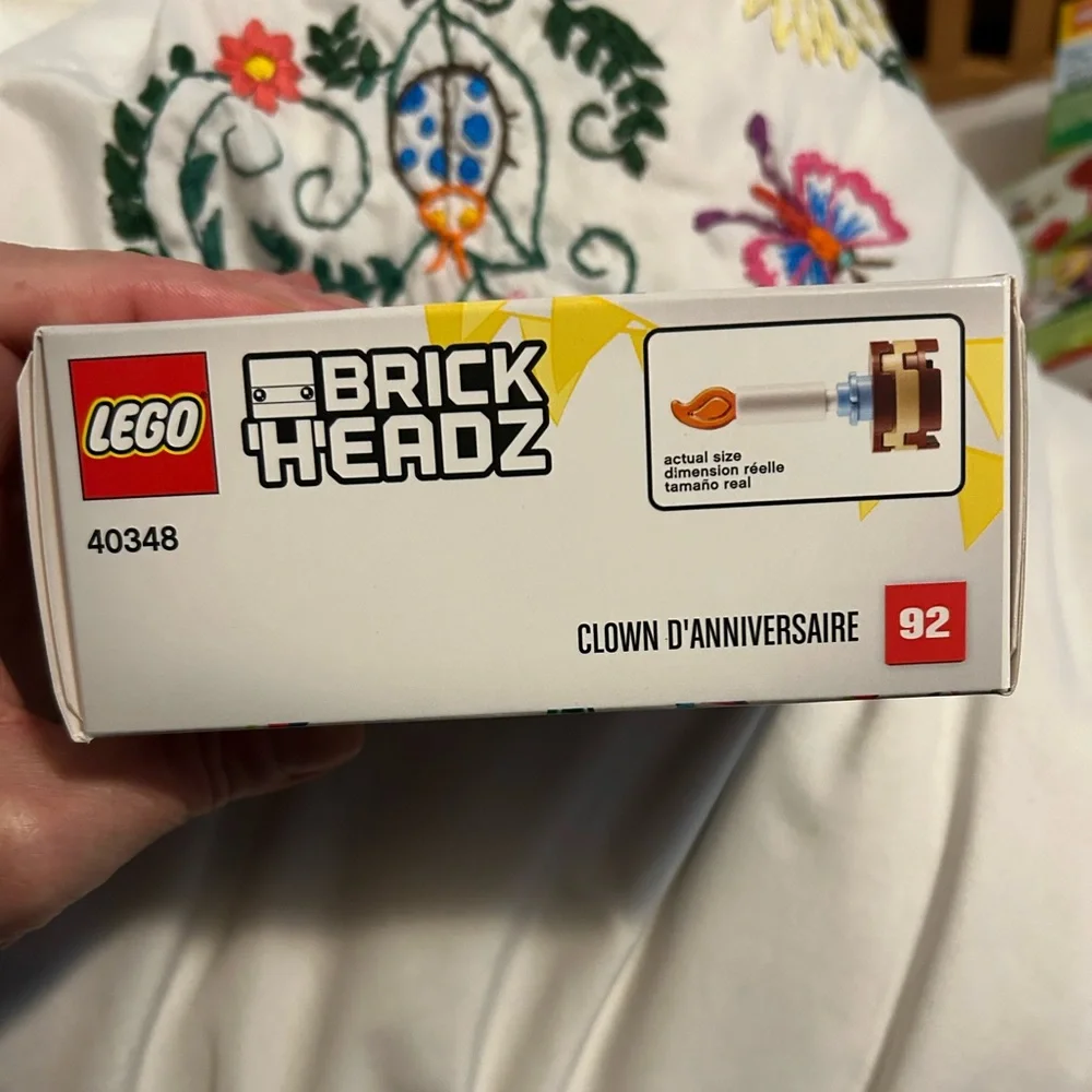 New, retired LEGO BrickHeadz Birthday Clown Building Set 40348
